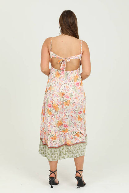 OPEN BACK MAXI DRESS
