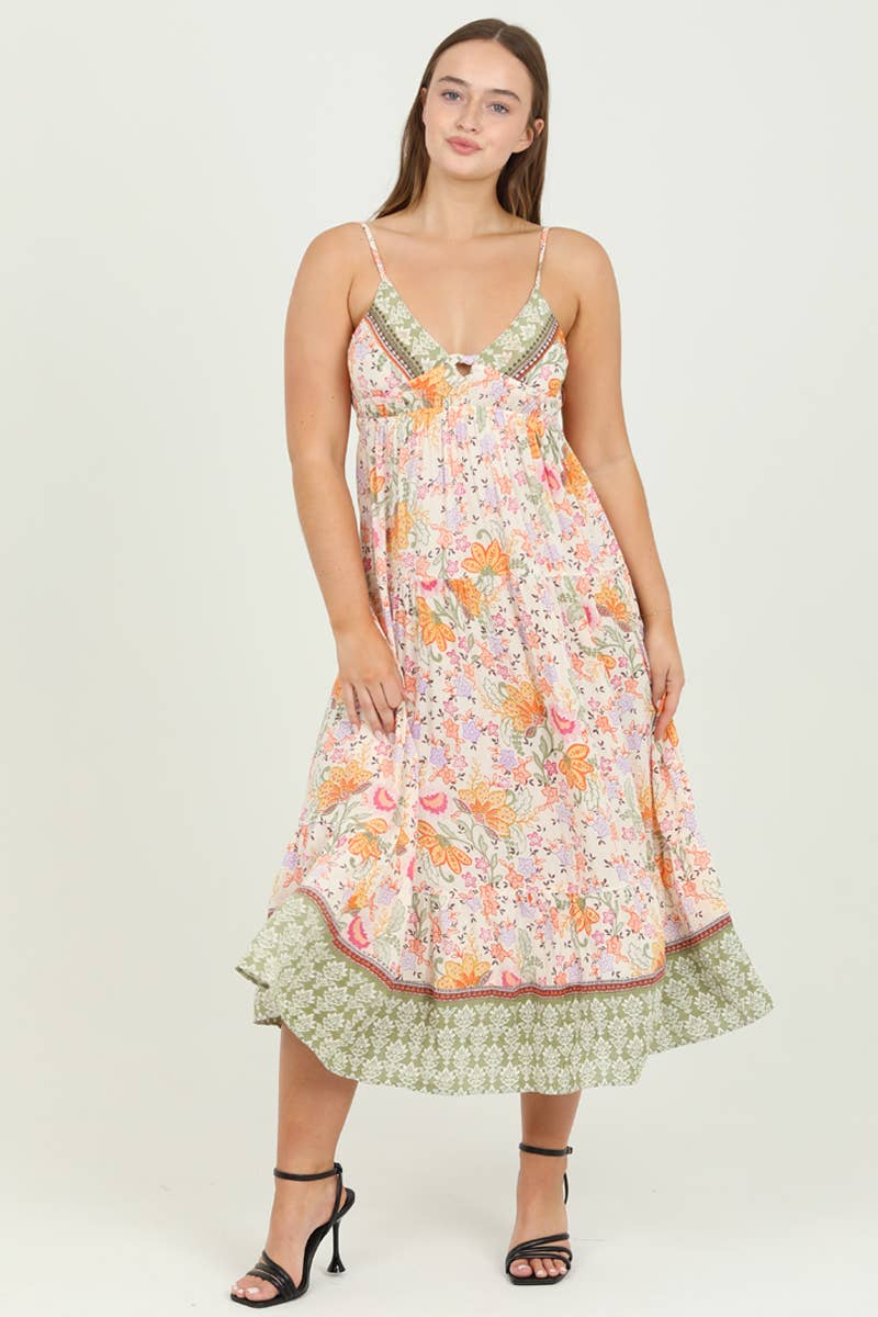 OPEN BACK MAXI DRESS