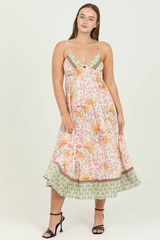OPEN BACK MAXI DRESS