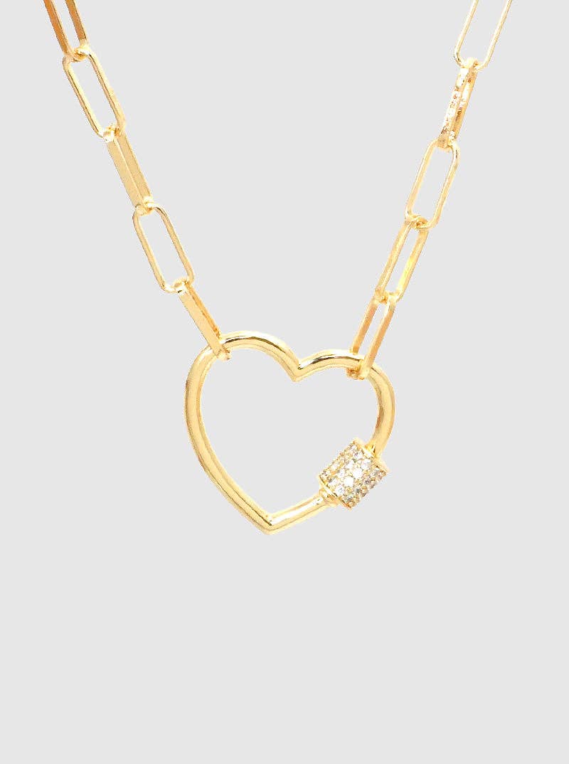 Heart Pendant Chain Necklace