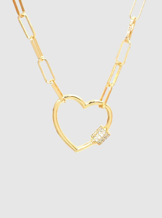 Heart Pendant Chain Necklace