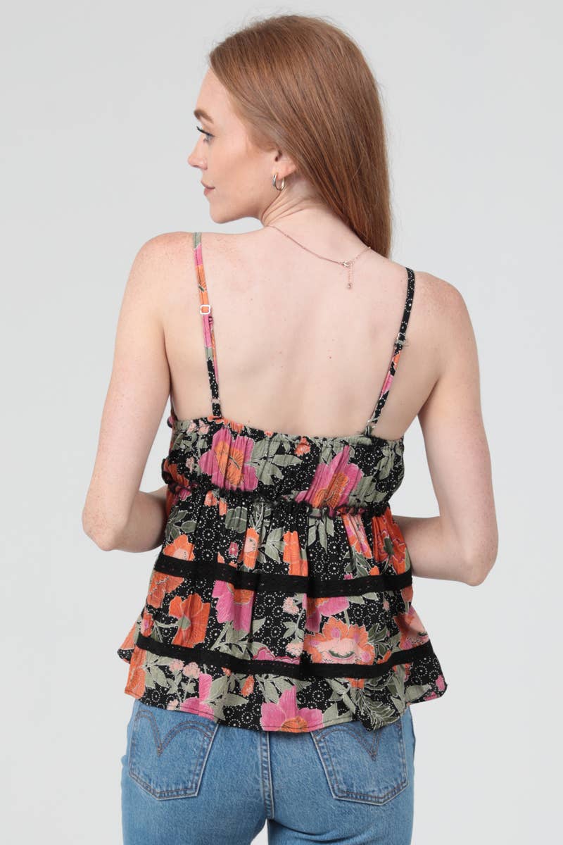 LACE TRIM TANK TOP CAMI